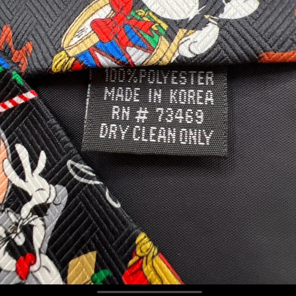 Vintage‎ 2002 Looney Tunes Character Christmas Necktie 👔